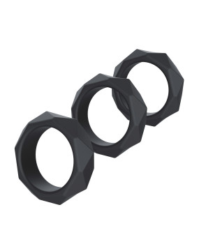 Heavy C-Ring Set Black