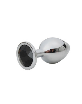 Silver Small Butt Plug with...