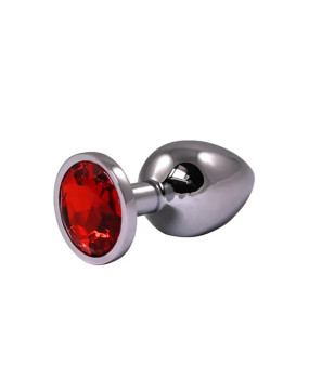 Silver Small Butt Plug with...