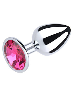 Silver Large Butt Plug with...