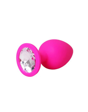 Pink medium butt plug with...