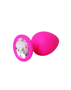 Pink small butt plug with...