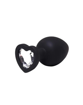 Black small heart-shaped...