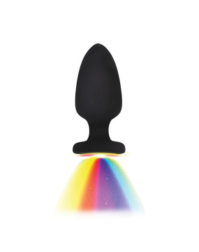 LED Light vibrating anal plug