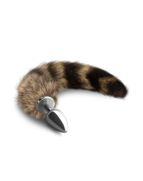 FOXY SILVER METAL ANAL PLUG...