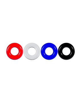 Cockring Set of 4 - Multicolor