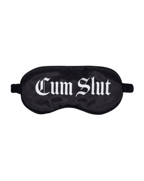 Cum Slut - Printed Satin Mask