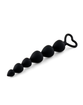 Anal Beads Black Heart