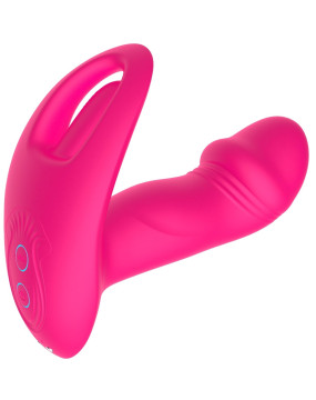 Flicking wearable vibrator