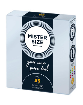 MISTER SIZE 53mm Condoms 3pcs
