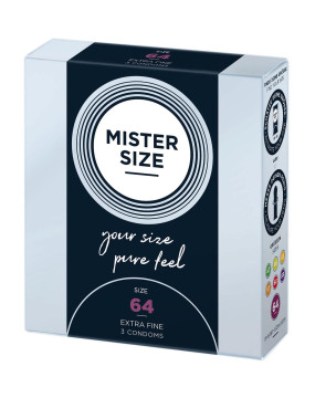 MISTER SIZE 64mm Condoms 3pcs