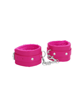 Plush Leather Handcuffs