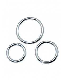 Timeless metal rings (3 pcs)