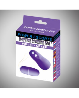 Raptor remote egg purple...