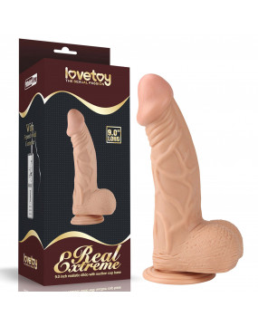 9" Real Extreme Dildo Flesh
